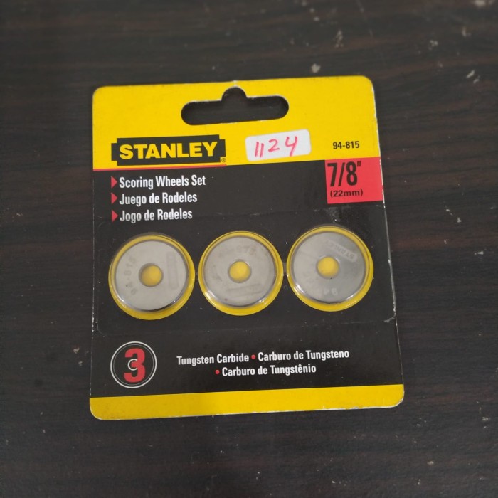 

Termantab] STANLEY TILE CUTTER WHEEL 3PCS/SET PN. 94815