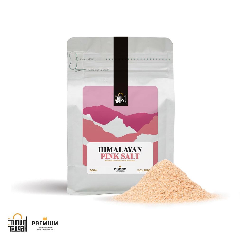 

Ready Timur Tengah Garam Himalaya 500 gr Premium Himalayan Salt Pure Original