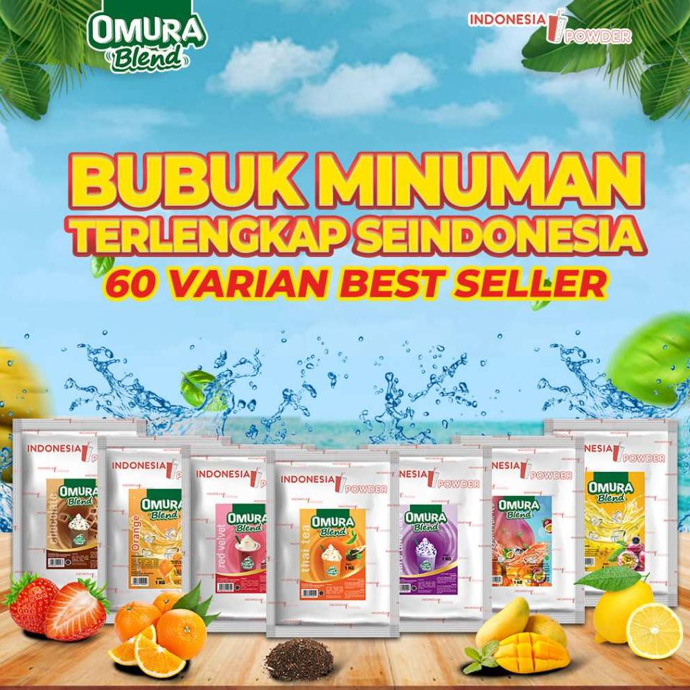 

Ready [SERIES] OMURA Blend Bubuk Minuman Instant Aneka Rasa Mix Omura Powder 1 KG