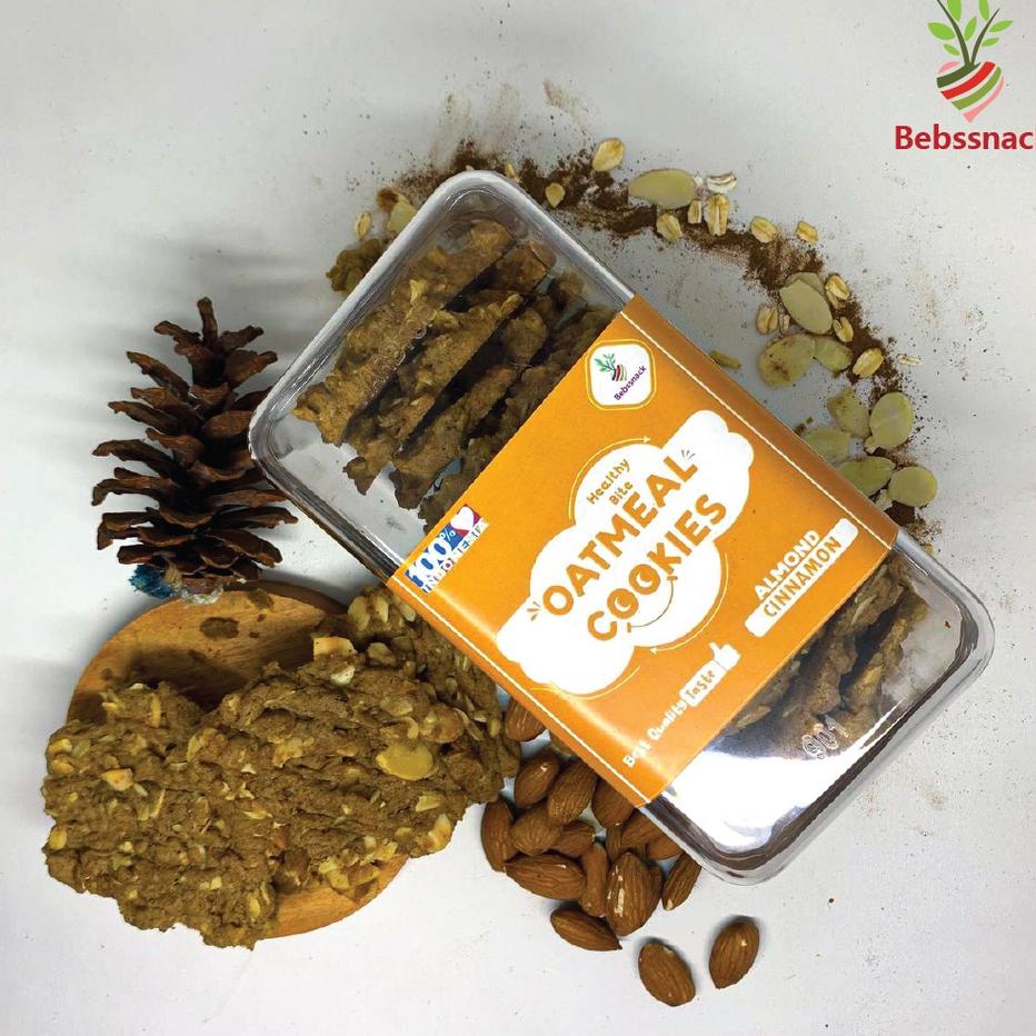 

Oatmeal Almond Cookies | Kue Gandum | Healthy Bite | 350 Gram