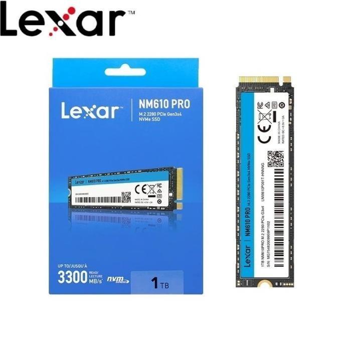 LEXAR SSD NM610 PRO M.2 NVME PCIE GEN 3X4 - 1TB