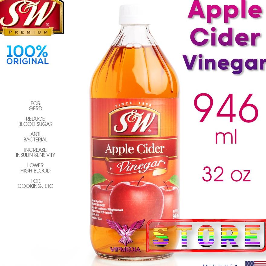 

S&W Cider Vinegar - Cuka Apel 946 Ml - 32 Oz