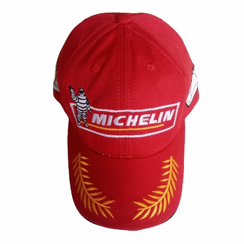 topi pria Topi Baseball Michelin Podium MotoGP / Topi michelin - Merah(N9P7) topi pria original bran