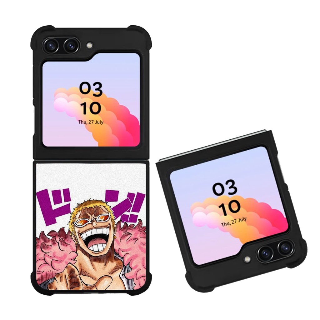Case Casing Samsung Galaxy Z Flip Fold 3 4 5 5g Donquixote Doflamingo BG1029