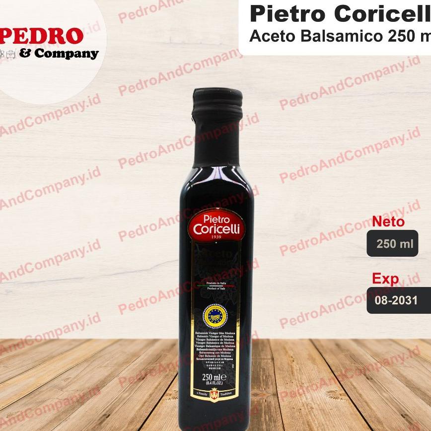 

Pietro Ccelli Aceto Balsaco Balsac Vinegar 250 Ml - Cuka Anggur