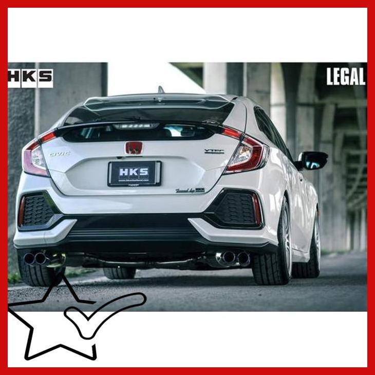 [AMB] HKS Legal Muffler for Honda CIVIC Turbo FK4 Hatchback 1.5 CVT