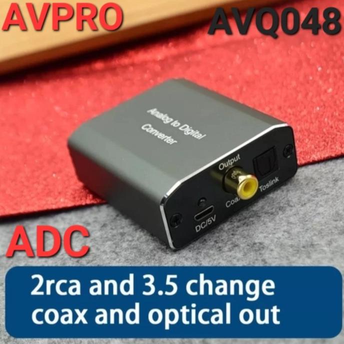 Avpro Avq048 Analog To Digital Audio Converter Adc Pengiriman Cepat