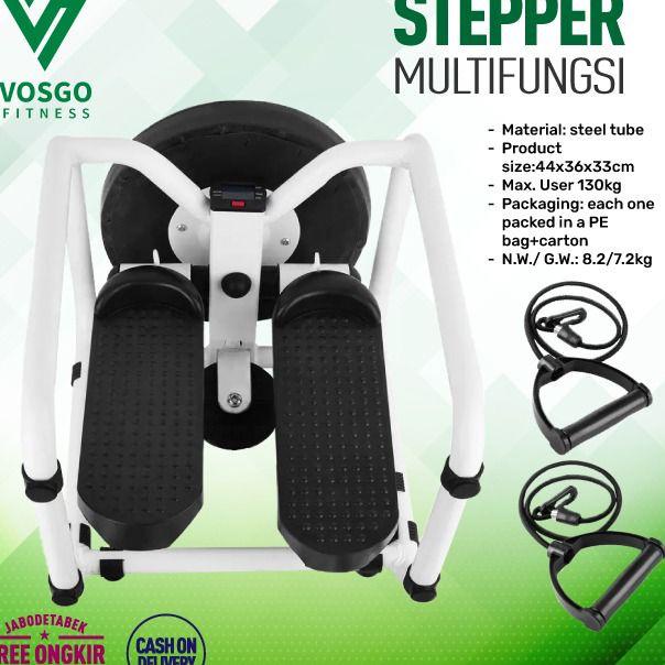 Vosgo STEPPER TWISTER Alat Fitness Cardio Multifungsi