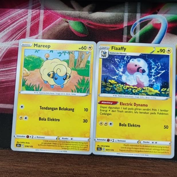 MAREEP FLAAFFY EVOLINE POKEMON TCG INDONESIA