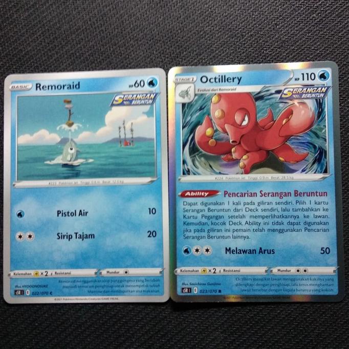 OCTILLERY FOIL EVOLINE POKEMON TCG INDONESIA