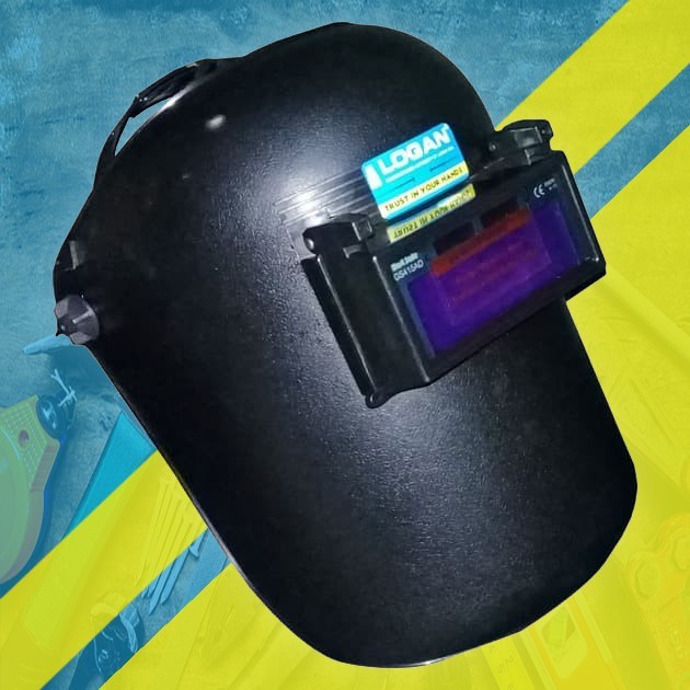 Topeng Las Auto Darkening Kaca Kecil Logan / Topeng Las Otomatis