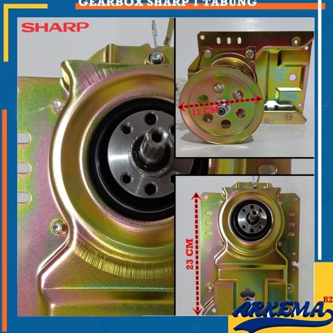 =+=+=+] GEAR BOX MESIN CUCI SHARP 1 TABUNG OTOMATIS | GIRBOK SHARP 1 TABUNG |