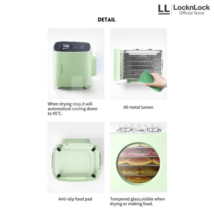 

LocknLock - Mini Food Dehydrator 8L (Mesin Pengering Makanan) EJO316