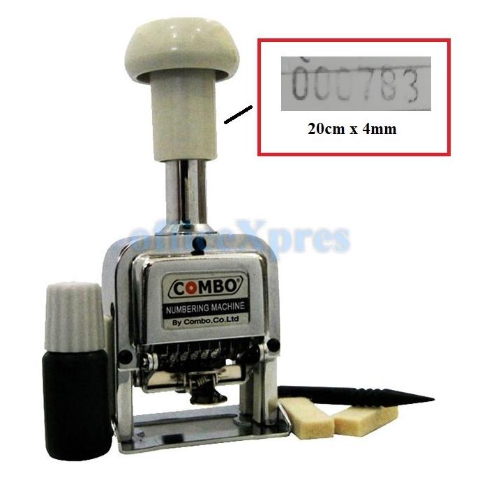 

Numbering Machine / Automatic Numbering / Mesin Penomor 8 Digit Combo