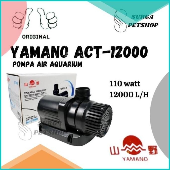 YAMANO ACT 12000 Pompa Air Celup ACT12000 Aquarium Akuarium Kolam Ikan