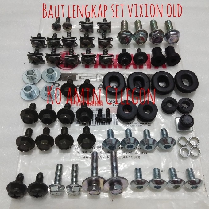 baut lengkap set full body vixion old vixion lama