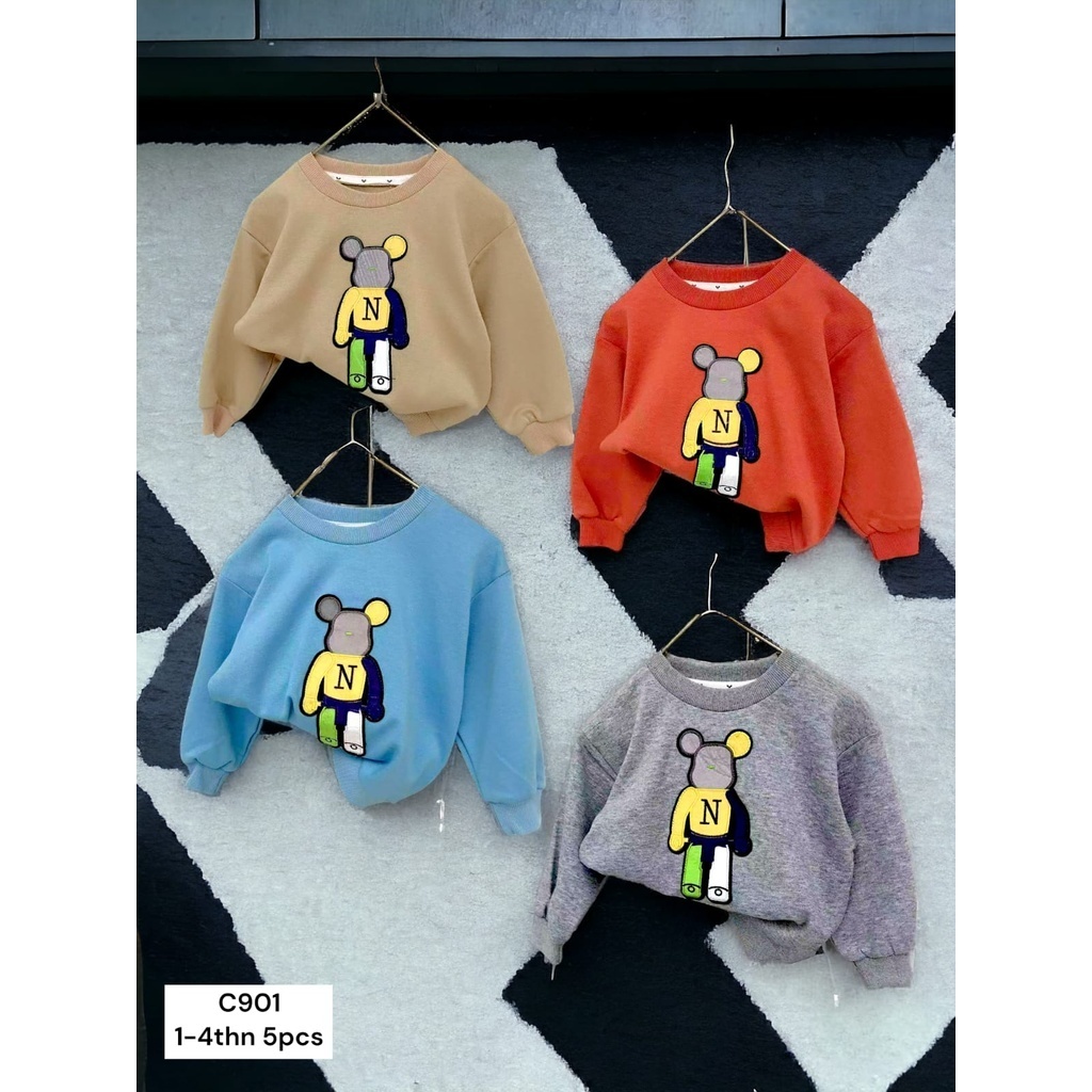 Grosir Sweater 1-3thn (5pcs x Rp 48.000) C901