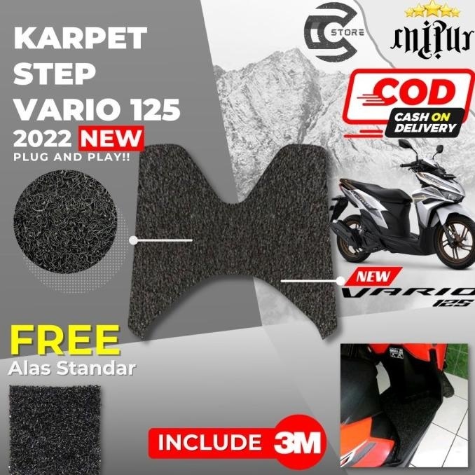 Karpet VARIO 125 New 2022 / Karpet Mie VARIO 125 New / Alas Kaki Vario