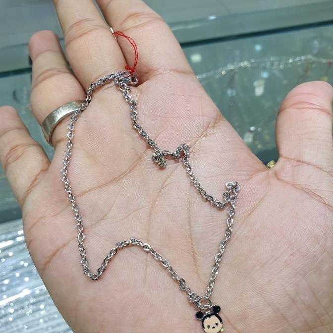 TERBARU KALUNG ANAK EMAS PUTIH NORI BERLIONTIN KARAKTER 