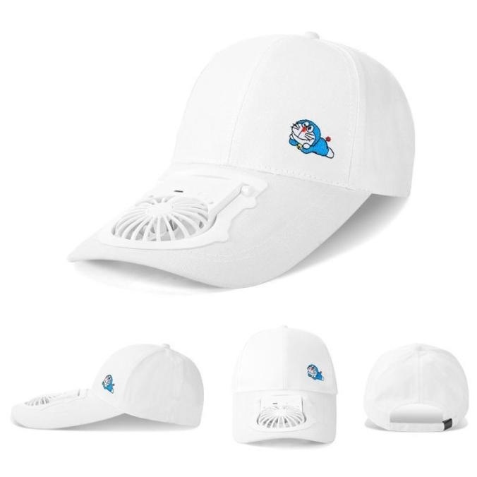 READY STOCK TOPI TRAVELING WITH KIPAS ANGIN MINI USB UNTUK KEGIATAN OUTDOOR 