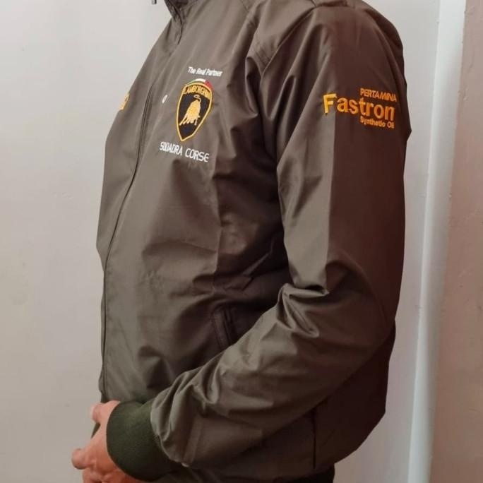 READY STOCK JAKET PERTAMINA PERTAMAX TURBO ARMY KERJA 
