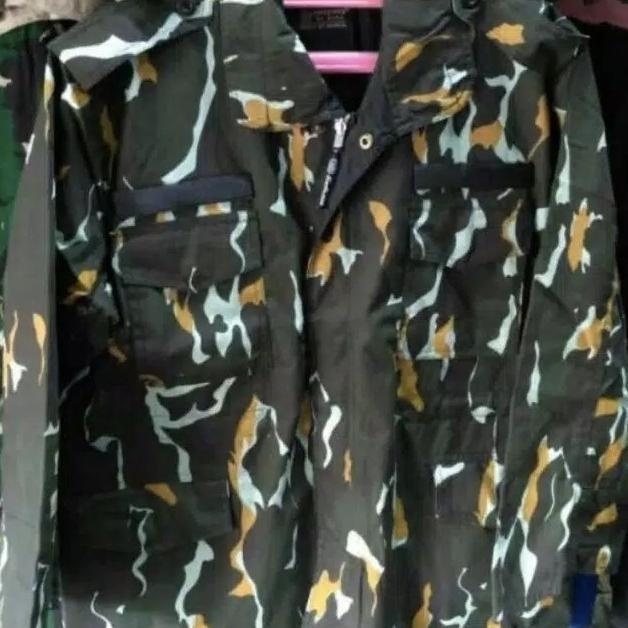 NEW PRODUK JAKET LORENG BRIMOB PELOPOR BOLAK BALIK MERK EXCLUSIVE ORIGINAL. 