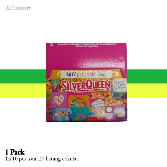 

SIAP KIRIM SilverQueen Buy 1 Get 1 Valentine Day Edition 1 pack madalinsecollect