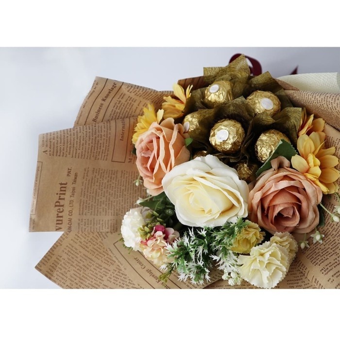 

SIAP KIRIM Bunga Valentine Choco Vintage (untuk pesanan jauh" hari) madalinsecollect