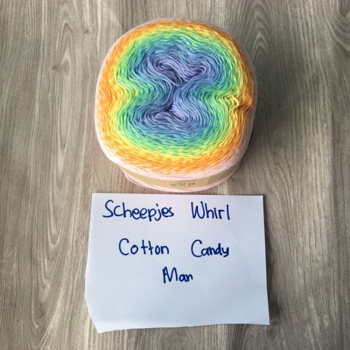 

Scheepjes Whirl- Cotton Candy Man