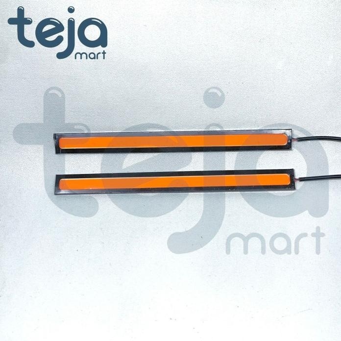 Best Seller Sepasang Lampu Drl Plasma Led Cob 17Cm Merah/Hijaudepan Motor Mobil