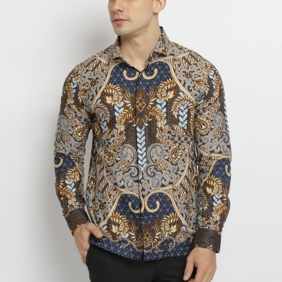Kemeja Batik Pria Carlos Moreno - Adibrata