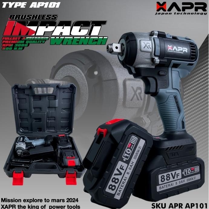 DEWALT bor impact wrench 500Nm by APR AP101 garansi resmi 5thn