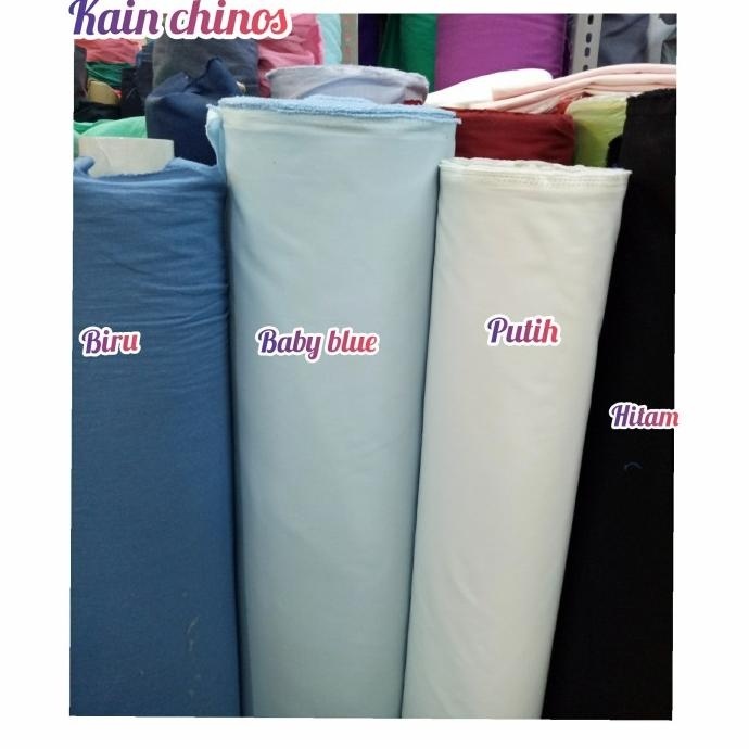 BIG SALE KAIN CHINOS BAHAN CELANA KATUN KAIN TWILL CHINOS KATUN STRET _CHINOS 