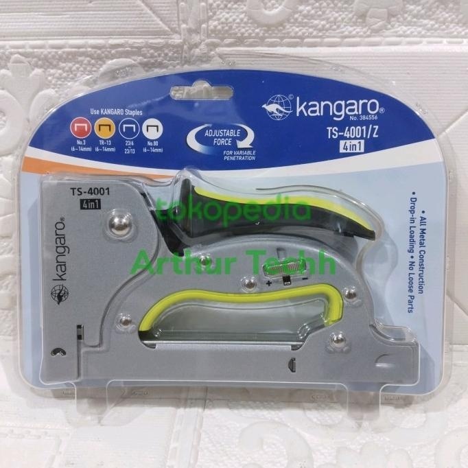 

Tacker 4in1 Alat Staples Tembak / Stapler Kangaro TS-4001