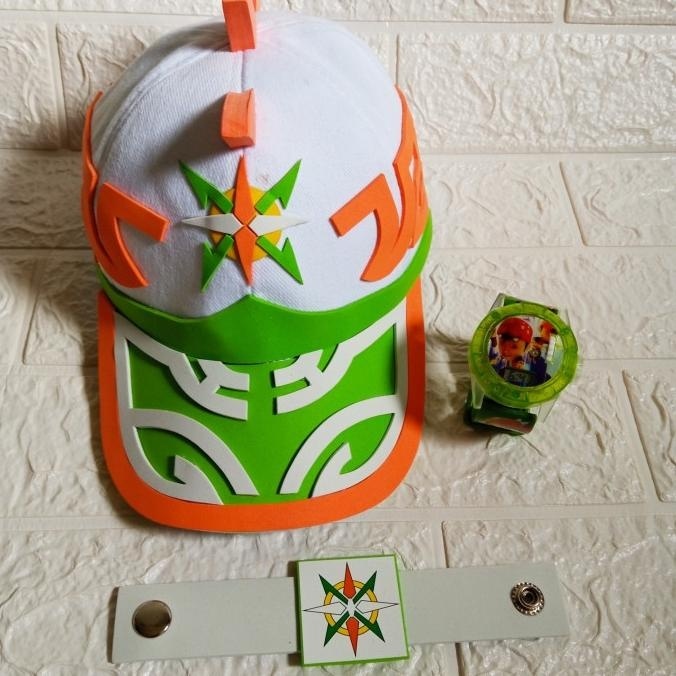 READY STOCK TOPI BOBOIBOY SORI +JAM TANGAN BOBOIBOY BONUS GELANG TERBAIK 