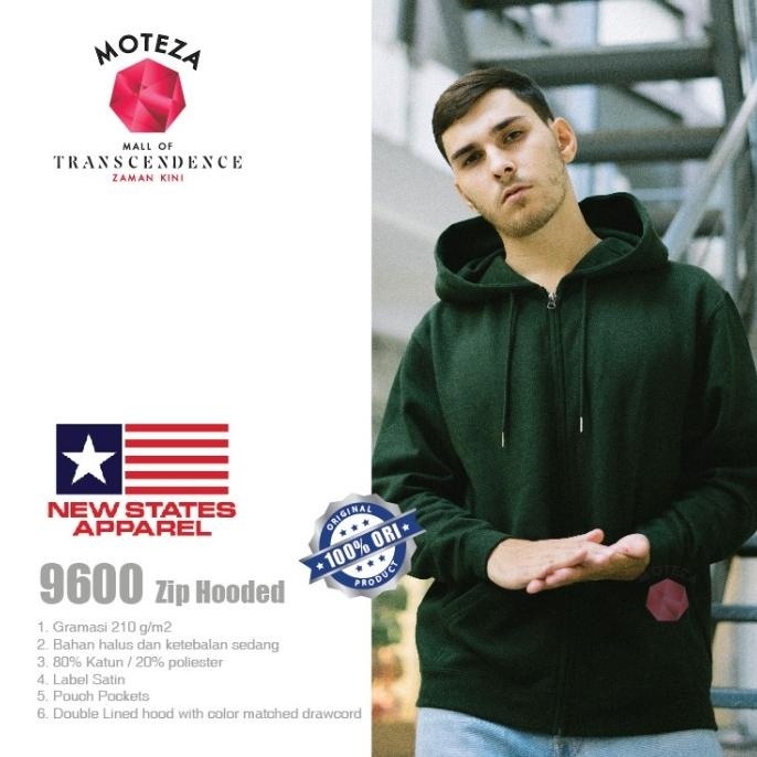 TERBARU JAKET SWEATER HOODIE POLOS ORIGINAL - NSA ZIP HOODED 9600 - CAMO 