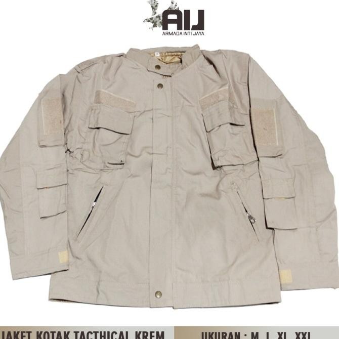 TERBARU JAKET TACTICAL 511 KREM | JAKET RIPSTOK KOTAK TACTICAL 
