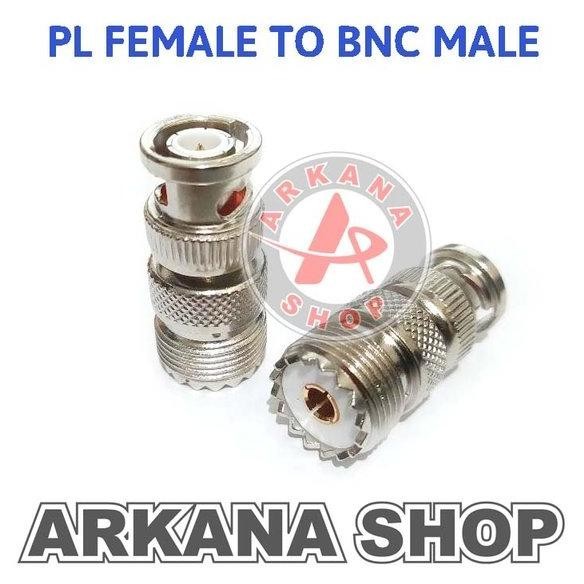 KONEKTOR BNC MALE TO PL FEMALE