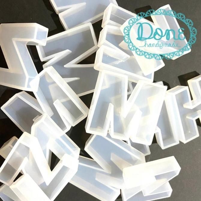 alphabet mold huruf abjad cetakan clay cetakan resin cetakan fondant