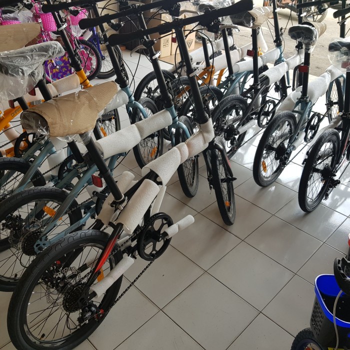 [Original] Folding Bike / Sepeda Lipat Bnb Chris 20 Inch Berkualitas