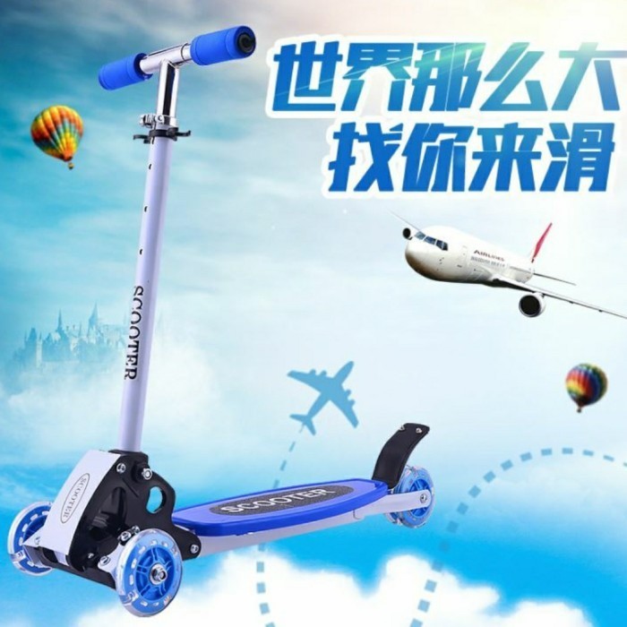 [Original] Ancheer Scooter Or Otoped Skuter Otopet Anak 4 Roda Terbaru