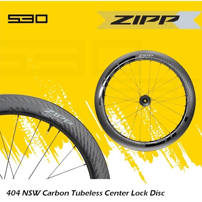 ✅New Zipp - 404 Nsw Disc Brake Wheelset Terbaru