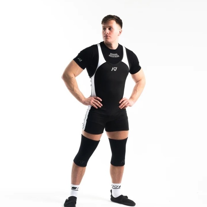 ✅Baru A7 Luno Men'S Singlet Domino Ipf Approved Powerlifting Raw Suit Mens Diskon