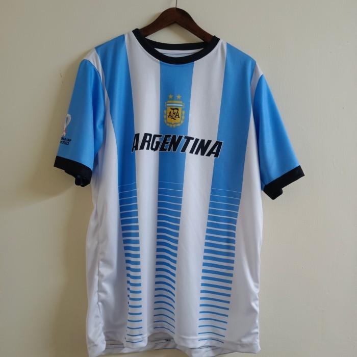 ✅Baru Baju Jersey Bola Piala Dunia 2022 - Argentina Limited