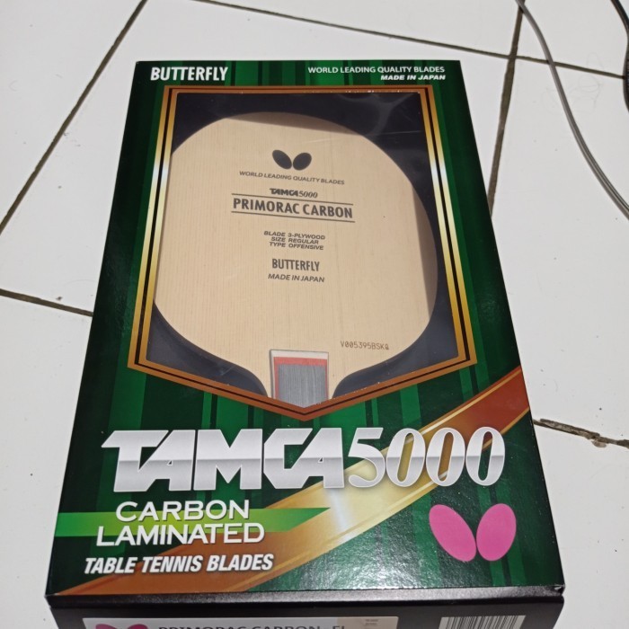 ✅Baru Kayu Tenis Meja Butterfly Primorac Carbon Original Terbaru