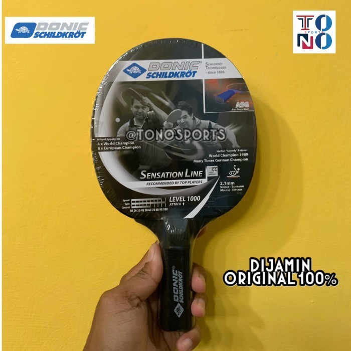 ✅Baru Bet Pimpong Tenis Meja Donic Schildkrot Sensation 1000 Carbon Original Berkualitas