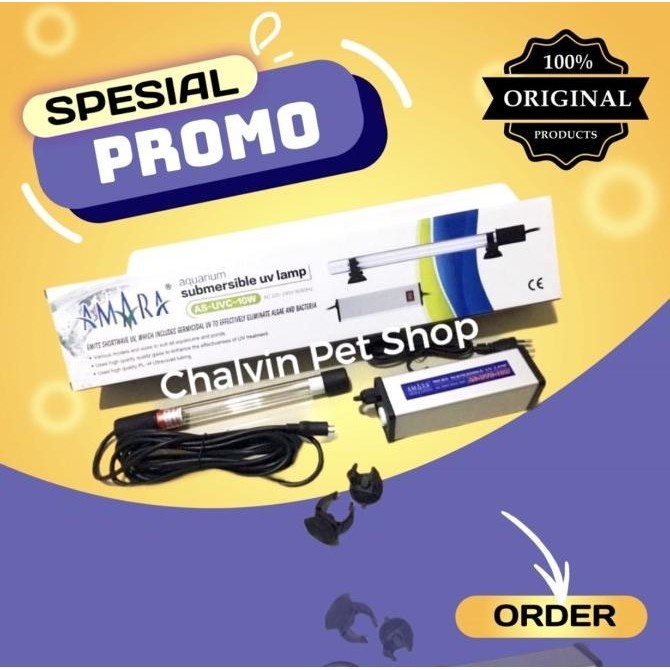 Lampu Uv Amara As-Uvc-10 Watt