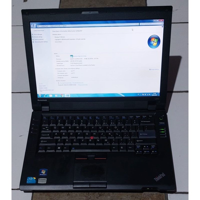 Laptop Lenovo L412 Intel Core I5 M560 DDR3