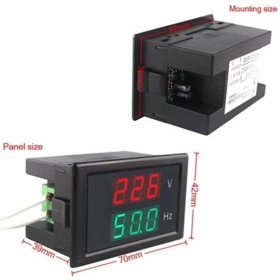 volt hz meter digital
