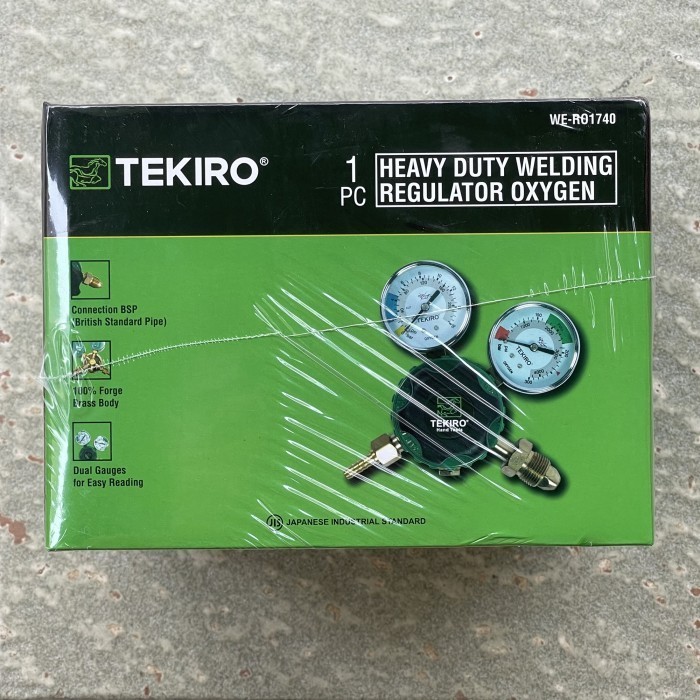 heavy duty regulator oksigen las TEKIRO regulator oxygen 300 bar